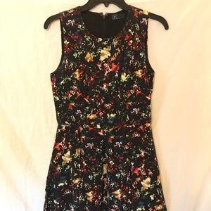 Gap: Multicolor High Neckline/ Knee length Dress